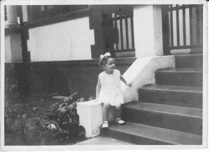 Fern on steps