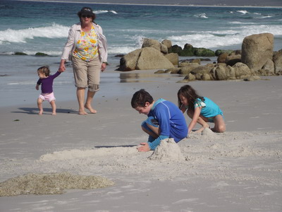 castles at Friendly Beach