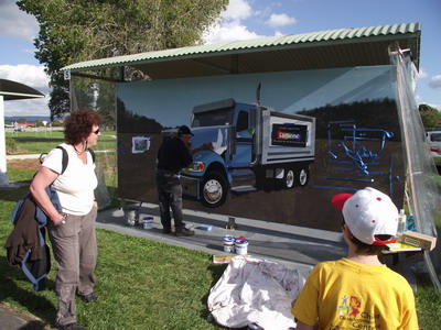 painting mural