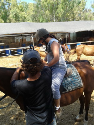 horse riding