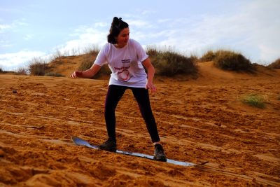 Surfing the dunes