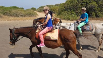 horse riding