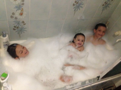 Three in a tub