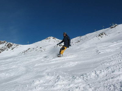 Moran snow-boarding