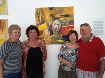 at aureen's exhibition
