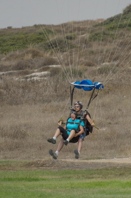 Paradiving at Habonim