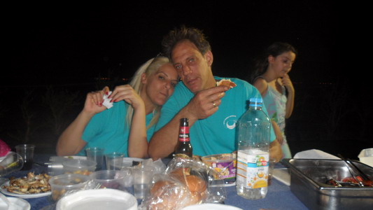 BBQ on the beach in Eilat