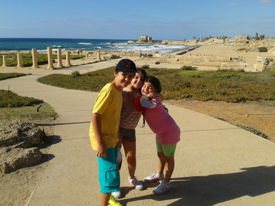 The Eilat grandchildren visit Netanya