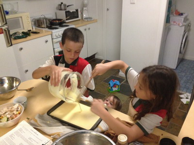 Baking cheescake