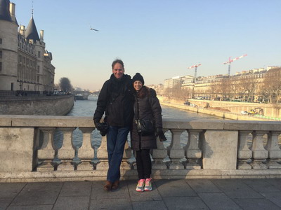 Vered and Aviv in Paris