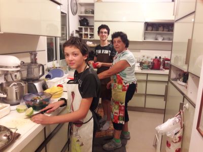 grandsons cooking