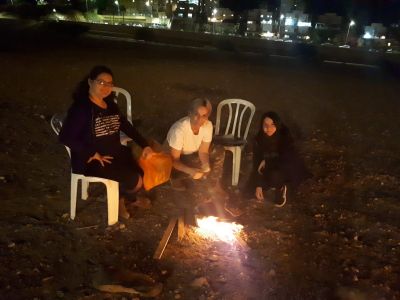 Eilat fire-picnic
