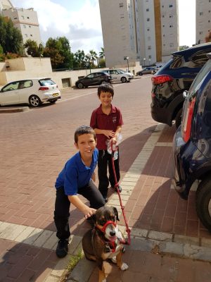 Joannie with Shilo and Yonatan