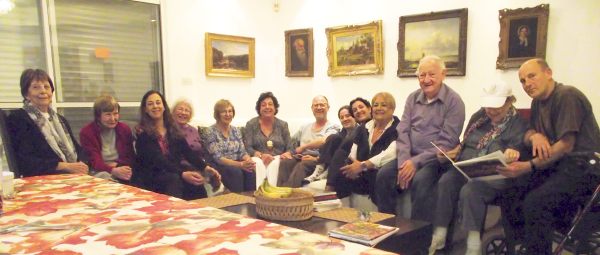 Moran and family friends