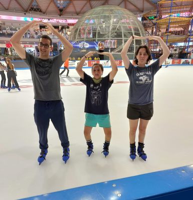 ice skating