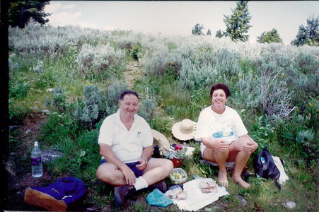 resting in Hermitage Park wyoming