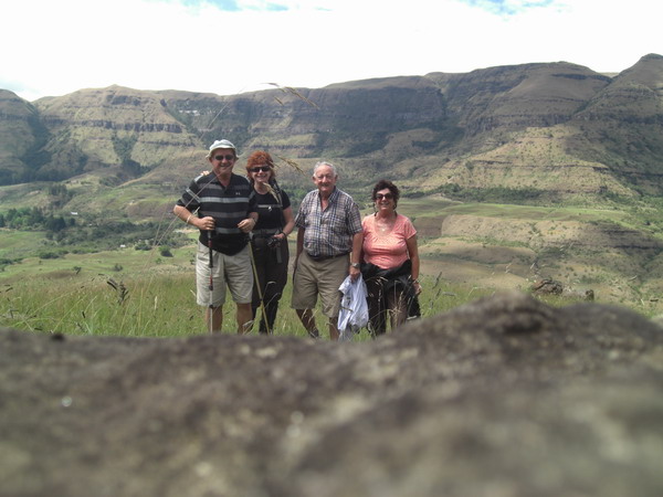 hiking in the Drakensberg