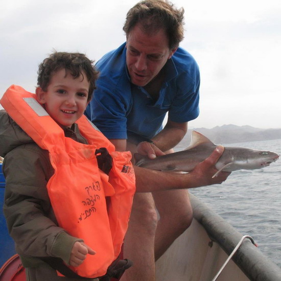 Itamar on boat