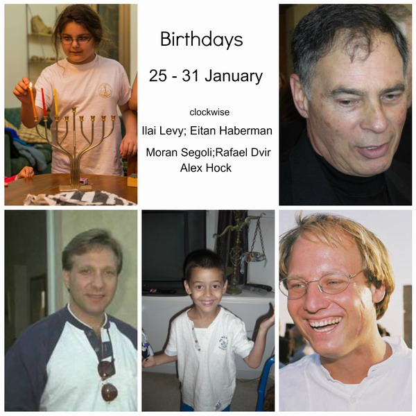 birthdays jan 25-31