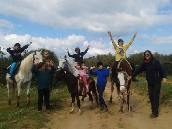 horse riding