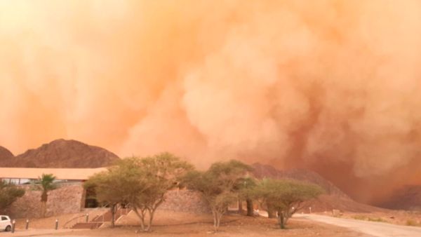 Eilat sand storm