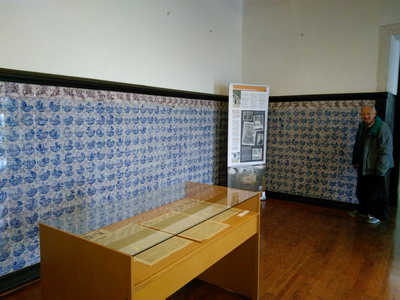 tiled room