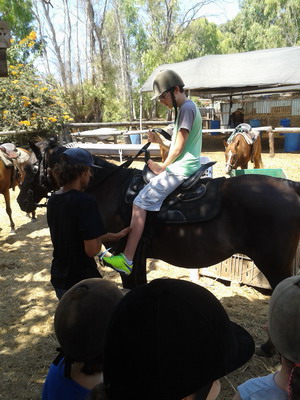 horse riding