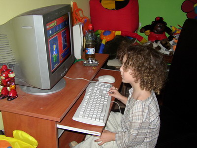 itamar at the computer
