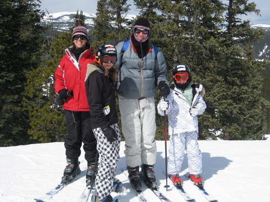 The Rons skiing in Colorado