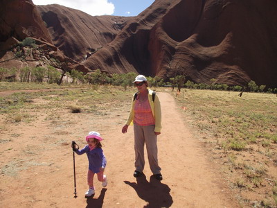 April 2014 The Red Centre of Australia with Saba Eitan and Granny Doreen